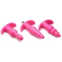Набор анальных пробок с вибропулей Frisky Thrill Trio Pink Vibrating Plug Set