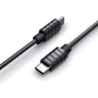 Кабель iWALK Cable USB-C to USB-C Twister Steel СС Black (CST016CC)