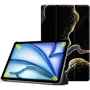 Аксессуар для iPad BeCover Smart Case Black Abstraction for iPad Air 11 (2024 / 2025) (711598): Цвет черный