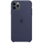 Чехол для iPhone Apple Silicone Case Midnight Blue (MWYW2) for iPhone 11 Pro Max: Цвет синий