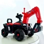Детский электромобиль Bambi Racer трактор с ковшом, красный (M 5790BLR-3): Вид трактор