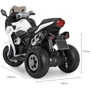 Детский электромотоцикл 3 колесный Bambi Racer BMW белый (M 3913EL-1): Максимальная скорость, км/ч 9
