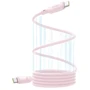 Кабель Baseus Cable USB-C to USB-C PicoGo Magnetic Liquid Silicone 240W 1m Pink (P10376800411-00): Длина 1 м