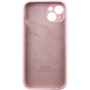 Чехол для iPhone Mobile Case Silicone Case Full Camera Protective Chalk Pink for iPhone 15 Plus: Тип чехла накладка на заднюю часть