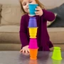 Іграшка тактильна М'які чашки Fat Brain Toys Suction Kupz 6 шт. (F183ML) фото 7