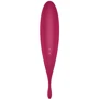 Смарт-вибратор для клитора с вакуумной стимуляцией Satisfyer Twirling Pro+ dark red