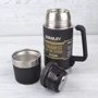 Термос Stanley Master Foundry Black 0.7 л (6939236350723): Материал корпуса нержавеющая сталь