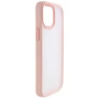 Чехол для iPhone Mobile Case TPU+PC Metal Buttons Pink for iPhone 14 Plus: Цвет розовый