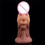 Фаллоимитатор LoveToy Dual-Layered Silicone Nature Cock 7" Brown