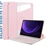 Аксессуар для планшетных ПК BeCover Case Rotatable Smart Keyboard Pink for Samsung X710 Galaxy Tab S9 / X510/X516B Galaxy Tab S9 FE (710430)
