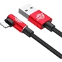 Кабель Baseus USB Cable to Lightning MVP Elbow 2.4A 1m Red (CALMVP-09): Тип USB Cable - Lightning