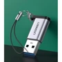 Адаптер Ugreen Adapter US276 USB 3.0 to USB-C 3.1 Female Gray (50533) фото 7