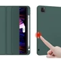 Аксесуар для iPad BeCover Direct Charge Pen з Pencil Mount Dark Green для iPad Air 2020/iPad Air 2022/iPad Pro 11 (2018-2022) (709651): Особливості Стильный внешний вид, Складывается в подставку, отделение для стилуса, защита спереди, сзади и в углах, Надежная защита от царапин и загрязнений, режим автопробуждения/сна