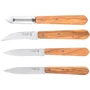 Набор кухонных ножей Opinel Les Essentiels Olive 4 предмета (204.66.30): Количество предметов 4