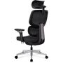 Кресло Mealux D2 Air Fabric Black (HF-D2 F/B): Материал корпуса Пластик, Металл