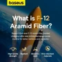 Кабель Baseus Cable USB-C to USB-C Unbreakable Series Fast Charging 100W 2m Black (P10355800111-01) фото 6