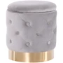 Пуф AMF Little Janett Grey / Golden Chrom (547495)