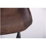 Стул барный Custer gunmetal, cowboy Coffe/Dark Brown фото 9