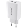 Зарядное устройство Proove Wall Charger 2xUSB Rapid 10.5W White
