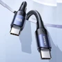 Кабель Usams Cable USB-C to USB-C PD 100W 2m Black (US-SJ525): Тип USB-C - USB-C