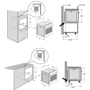 Духовой шкаф электрический Brandt BOH7532BB: Объем, л 73