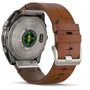 Смарт-часы Garmin Fenix 8 AMOLED 51mm Sapphire Carbon Grey DLC with Chestnut Leather Band (010-02905-40): Время работы до 29 дней