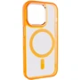 Чехол для iPhone Epik TPU Iris with MagSafe Orange for iPhone 14: Цвет оранжевый