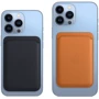Чехол для iPhone Apple Leather Wallet with MagSafe Midnight (MM0Y3): Материалы кожа