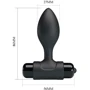 Анальная пробка LYBAILE Pretty Love Vibra Butt Plug Black