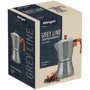 Кофеварка гейзерная Ringel Grey line 150мл (RG-12104-3): Материал Бакелит, Алюминий