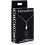Ожерелье с подвеской вибратором Charmed Vibrating Silicone Teardrop Neckl, 90 см (чёрный)