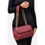Женская сумка через плечо GUESS MAILA CONVERTIBLE XBODY FLAP бордовая (HWQB8661210-MER): Пол Женский