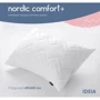 Подушка IDEIA Nordic Comfort Plus со стеганым чехлом на молнии 40х60 см (8000034693): Наполнитель силиконизированное волокно