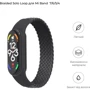 Ремешок Fashion Braided Solo Loop (S) Charcoal for Xiaomi Mi Band 7/6/5/4