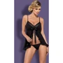 Комплект Obsessive Dotina babydoll, S/M