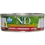 Беззерновий вологий корм для кошенят Farmina N&D Grain Free Prime Chicken Kitten з куркою та гранатом 70 г (8606014102901)