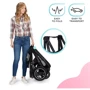 Универсальная коляска 2 в 1 Kinderkraft Everyday Denim (KSEVER00DEN2000): Материал колес резина
