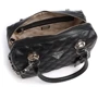 Женская сумка саквояж Guess Cessily Box Satchel черная (HWEV7679050-BLA): Фактура Стеганая, Матовая