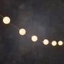 Гирлянда мигающая Жемчужины, Luca 6 м, теплый белый