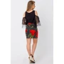 Блуза Leo-Pride BB2261 44 черная с коротким рукавом: Сезон Демисезон