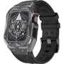 Аксесуар для Watch Rubber TPU with Stainless Steel Case Black/Grey (FLS181113) для Apple Watch 44/45/49mm Ultra