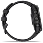 Смарт-часы Garmin Fenix 7 Pro Sapphire Solar Carbon Grey DLC Titanium with Black Band (010-02777-11): Особенности С большой автономностью, Солнечная батарея, С сапфировым стеклом, Металлический корпус, Большой экра