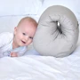 Подушка Papaella Mini Горошек для кормления, серая, 30х28х30 см (8-31999) фото 10
