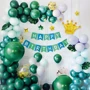 Украшение помещений Фотозона из воздушных шаров T-8955 Happy birthday Зеленый бум