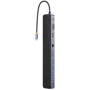 Адаптер Baseus Adapter EliteJoy Gen2 USB-C to HDMI+3xUSB3.0+PD+VGA+SD+TF+RJ45+USB-C+3.5mm Dark Grey (WKSX030013)