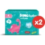 Підгузки-трусики DinoBaby дитячі 4 7-14кг 2 пачки по 36 шт (2000998939571): Стать дитини Унисекс