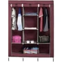 Шкаф Stenson тканевый раскладной 130х45х175 см бордовый (R93320 wine red) фото 3