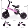 Беговел-велосипед Kidwell 3в1 PICO Pink (3941): Колеса безвоздушные
