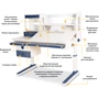 Детский стол Mealux Oxford BL Max (арт. BD-930 BL Max) фото 7