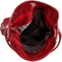 Женская сумка-мешок Laskara красная (LK-10236-red-snake): Фактура Под змею, Матовая